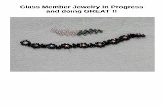 Class member jewelry in progress