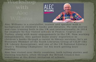 Workshop with alec williams