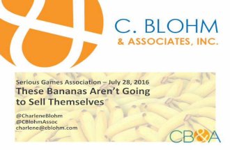 Charlene Blohm - These Bananas Aren’t Going To Sell Themselves