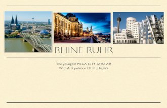 How has Innovation helped Urbanization and Population Growth Happen for Mega Cities Such as The Rhine-Ruhr Area?
