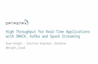 Webinar: How to Achieve High Throughput for Real-Time Applications with SMACK, Apache Kafka and Spark Streaming