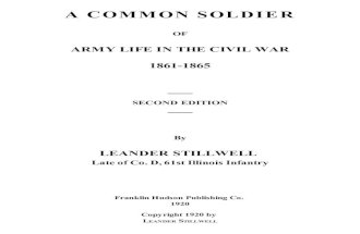 Army Life In The Civil War