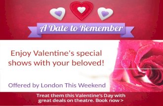 Enjoy valentine's special shows with your beloved!