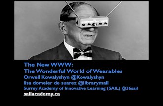 The New WWW: The Wonderful World of Wearables