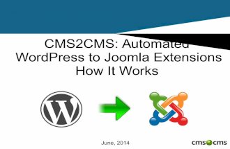 Automated WordPress to Joomla Extension: How It Works