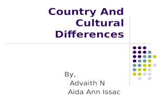 Country and cultural differences