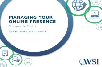 Managing Online Presence