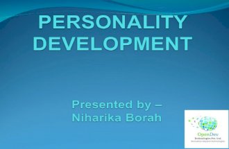 PPT on Personality Development