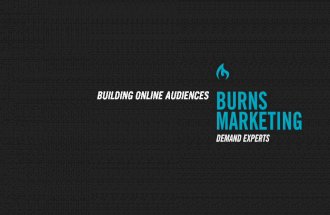 Building Online Audiences Webinar Presentation