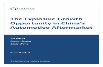 The Explosive Growth Opportunity in China's Automotive Aftermarket