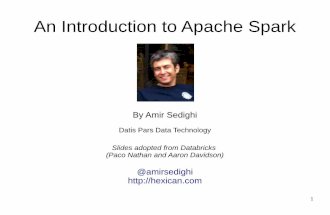 An introduction To Apache Spark