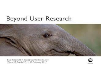 Beyond User Research