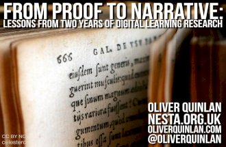 From Proof to Narrative: Lessons from Digital Learning Research #res15
