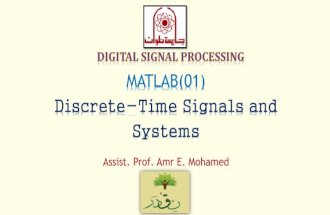 DSP_FOEHU - MATLAB 01 - Discrete Time Signals and Systems