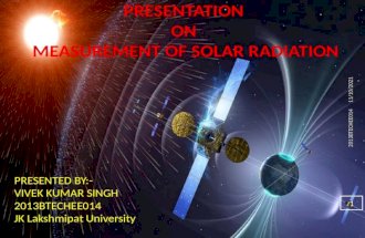 solar radiation measurement vivek singh