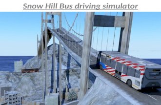 Snow hill bus driving simulator
