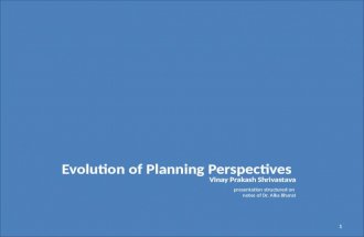 Development of Settlements - Planning Perspectives