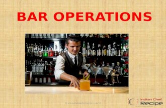 Bar operation by indianchefrecipe @