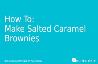 How to Make Salted Caramel Brownies
