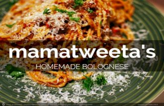 Mamatweeta's Homemade Bolognese