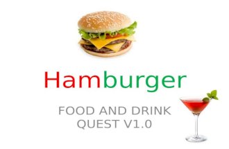 Hamburger - food and drink quest'15 - v.1.0