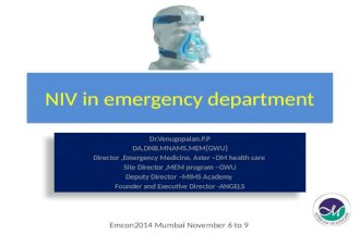 Niv in emergency department ebm