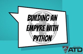 Building an EmPyre with Python