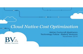 Cloud Native Cost Optimization
