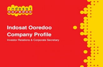 Company Profile Indosat Ooredoo