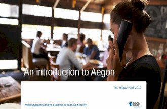 Introduction to Aegon - March 2017