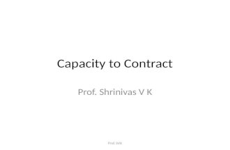 Capacity  to contract - Business law
