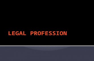 MALAYSIAN LEGAL SYSTEM Legal profession
