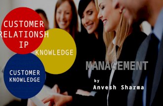 Customer Relationship management, Knowledge Management and Customer Knowlede Management by Anvesh Sharma