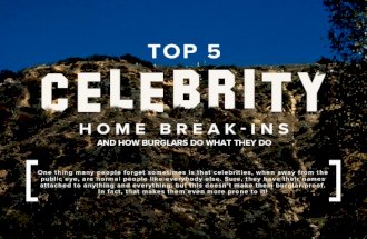 Top 5 Celebrity Home Break-Ins and How Burglars Do What They Do