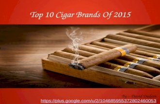 Top 10 Cigar Brands Of 2015
