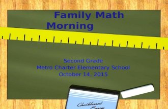 Second Grade Metro Charter Elementary School October 14, 2015.