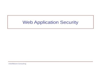 Slide 1 Web Application Security ©SoftMoore Consulting.