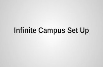 Infinite Campus Set Up. 1.Click on the App Store. 2.In the search box type “Infinite Campus”.