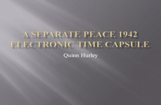 A separate peace 1942 electronic time capsule