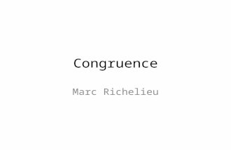 Congruence Marc Richelieu. Central Text Rogers Therapeutic Conditions: Evolution, Theory and Practice Gill Wyatt.