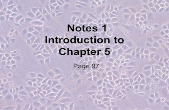 Notes 1 Introduction to Chapter 5 Page 97. With your table: 1) Watch this video.video 2) Answer these questions: a) What is this organism? b) What is.