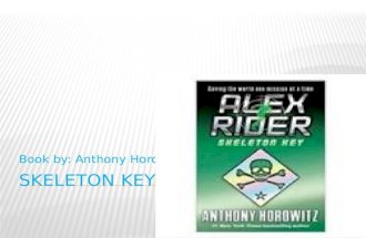 Book by: Anthony Horowitz. ALEX RIDER HAS NO FAMILY.
