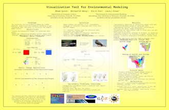 Visualization Tool for Environmental Modeling Wade Spires 1, Michael W. Berry 1, Eric A. Carr 2, Louis J. Gross 2 References Gross, Louis J. ATLSS Home.