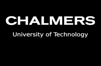 Chalmers University of Technology University of Technology.