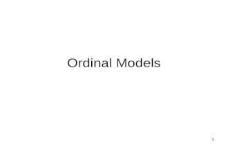 1 Ordinal Models. 2 Estimating gender-specific LLCA with repeated ordinal data Examining the effect of time invariant covariates on class membership The.