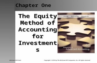 Chapter One The Equity Method of Accounting for Investments McGraw-Hill/Irwin Copyright  2010 by The McGraw-Hill Companies, Inc. All rights reserved.