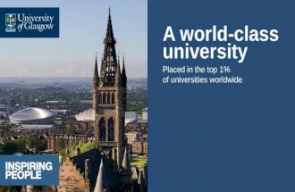 A world-class university Placed in the top 1% of universities worldwide.