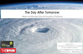 The Day After Tomorrow: When Ad Blockers Stop All Analytics Platforms