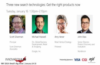 Three new search technologies: Get the right products now