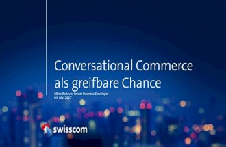 Conversational Commerce als Chance für den Detailhandel?
